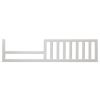 SF Home Solid Wood Toddler Bed Rail in White Finish - Crib Sold Separately