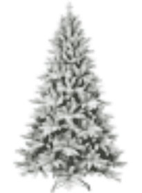 White Christmas Treemixed Flocked Tree (Option: 5ft PE PVC)