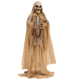 Decorate An Outdoor Skeleton For Halloween (Option: As picture)