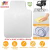 36” x 48” Chair Desk Mat Floor Carpet PVC Protector Mat Home Office Hard Wood Floor Use