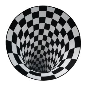 Rug, 3D Visual Floor Round Rug, Anti-slip Illusion Rug (Option: IllusionCarpet60cm)