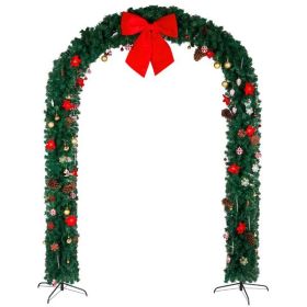 240x40x265cm PVC Christmas Arch (Option: Default Title)